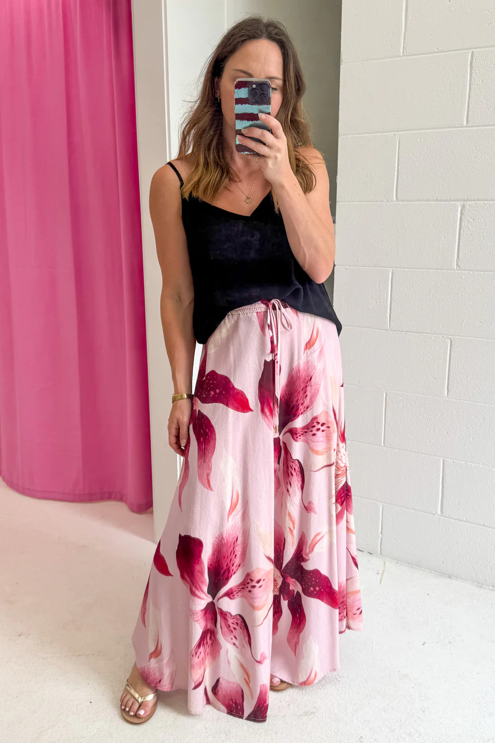 Alaya Skirt - Blush Floral - Image 10