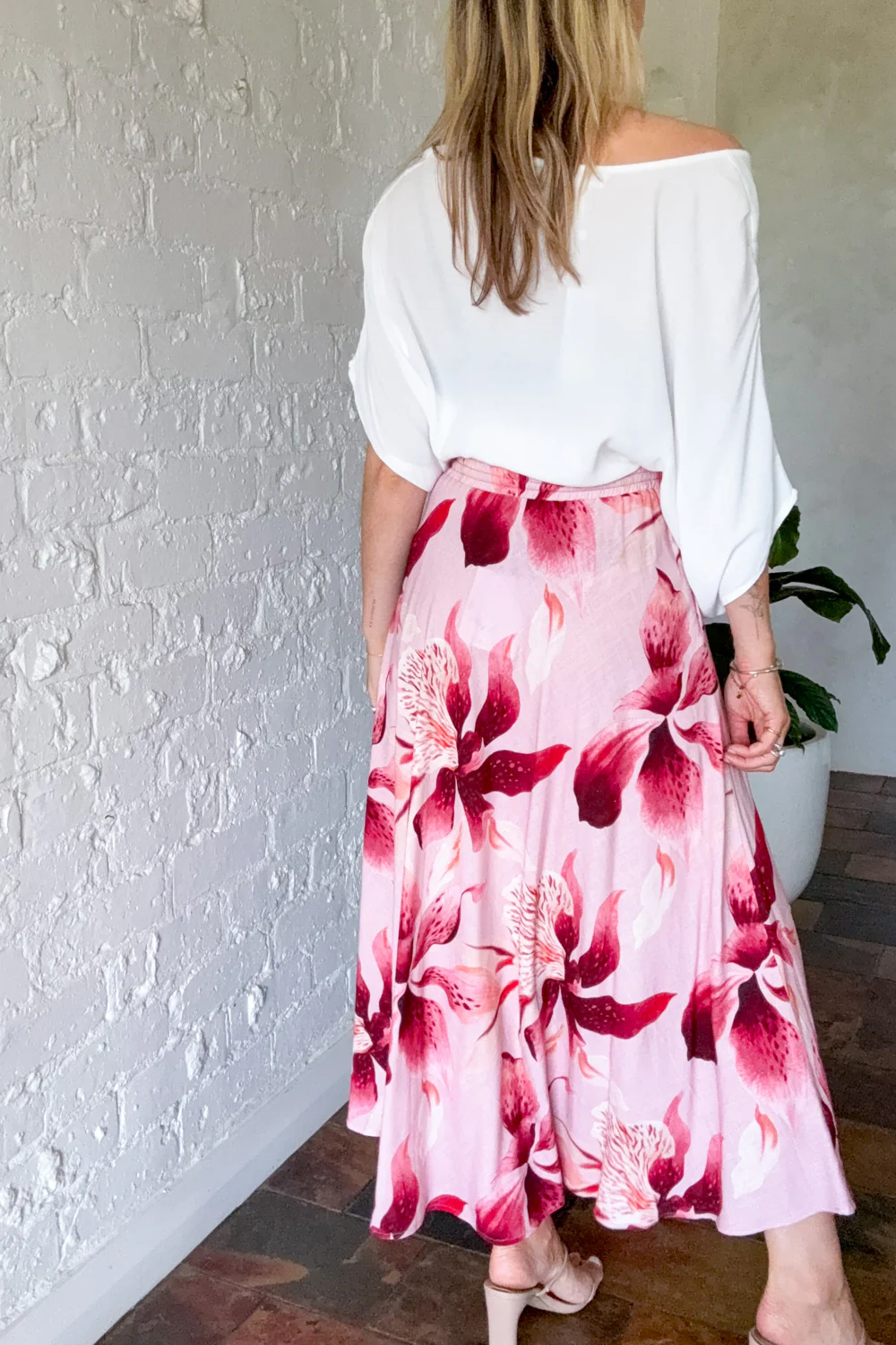 Alaya Skirt - Blush Floral - Image 5
