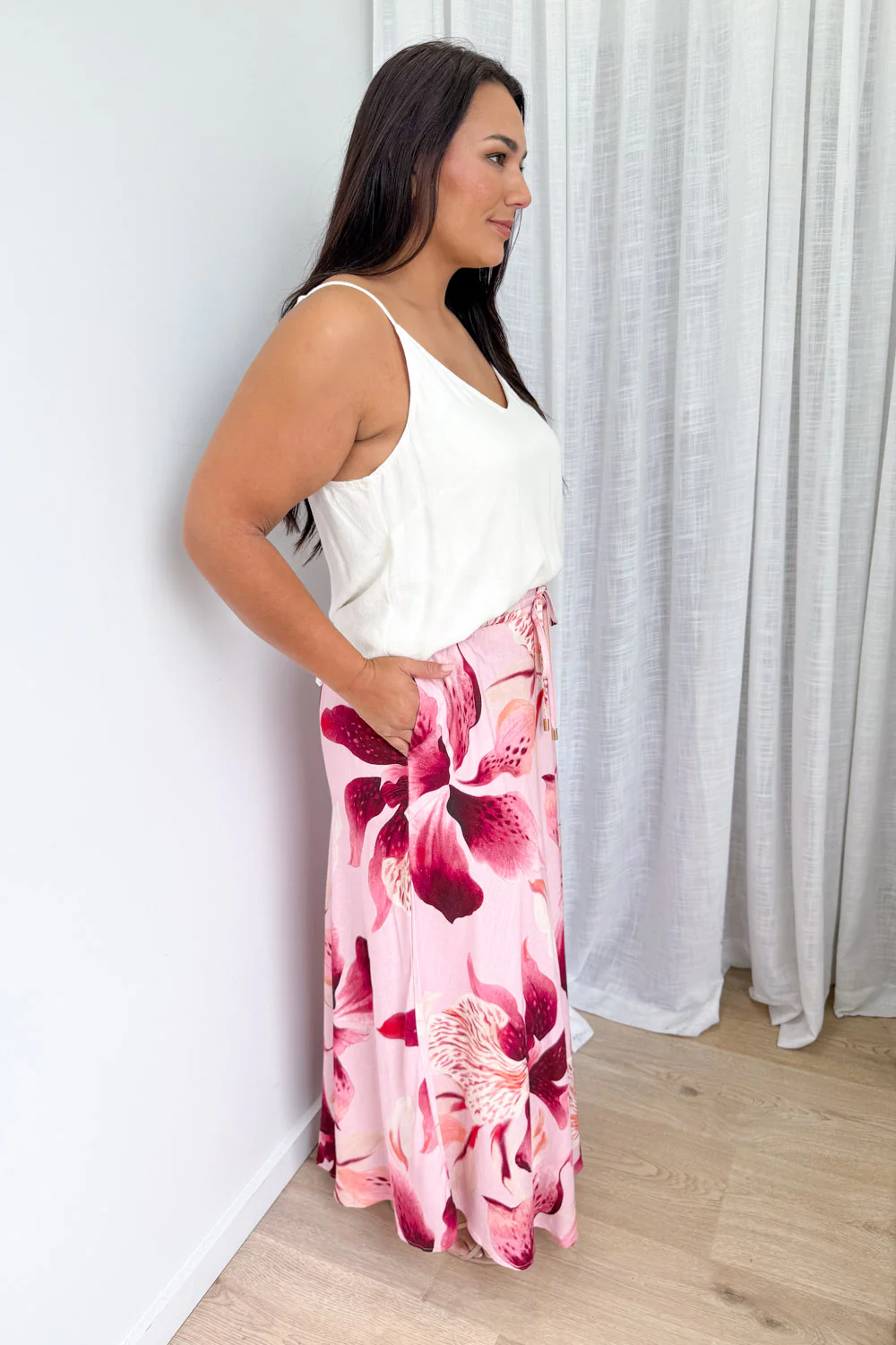 Alaya Skirt - Blush Floral - Image 7