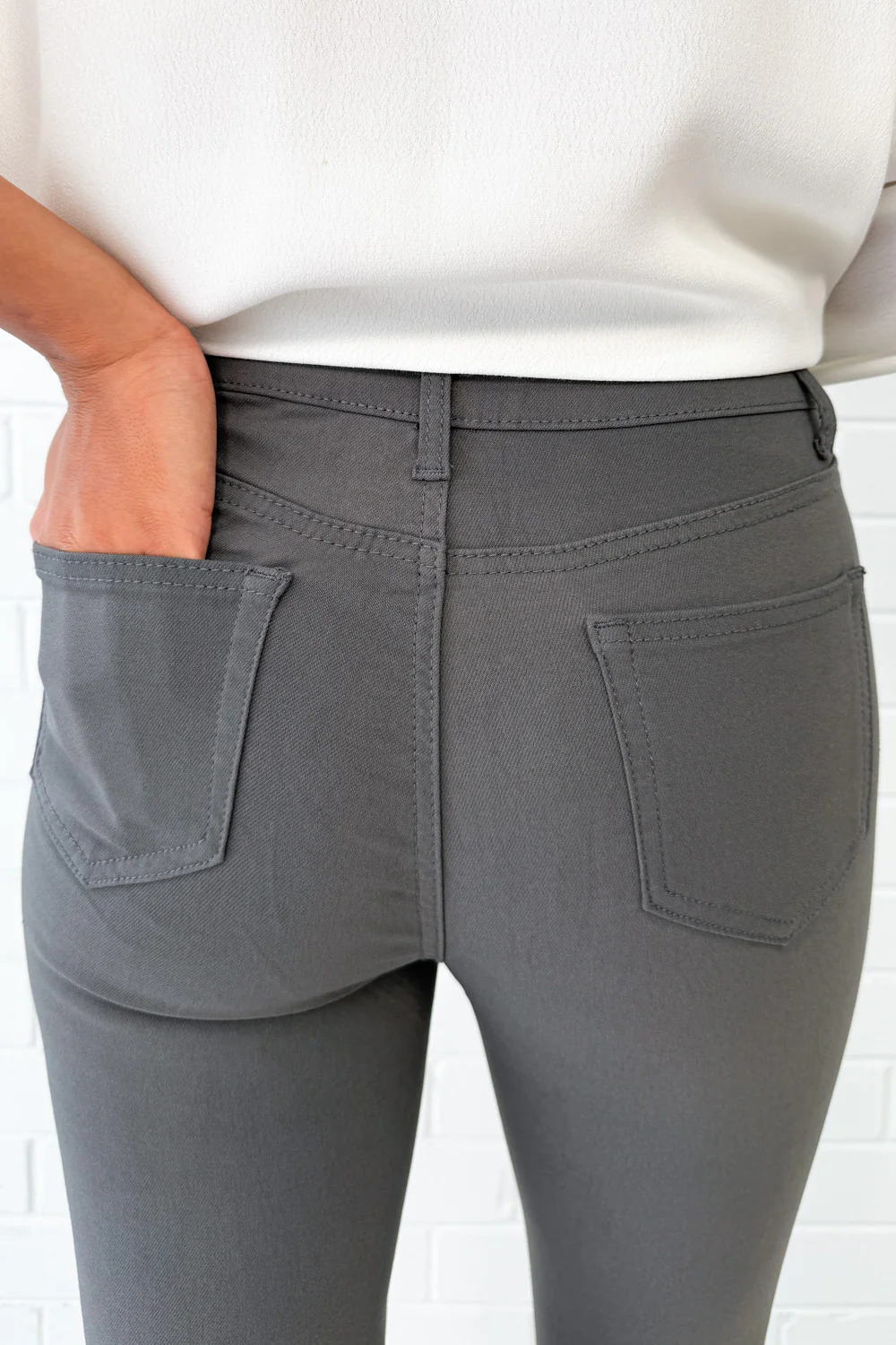 Alexa Pants - Charcoal - Image 4