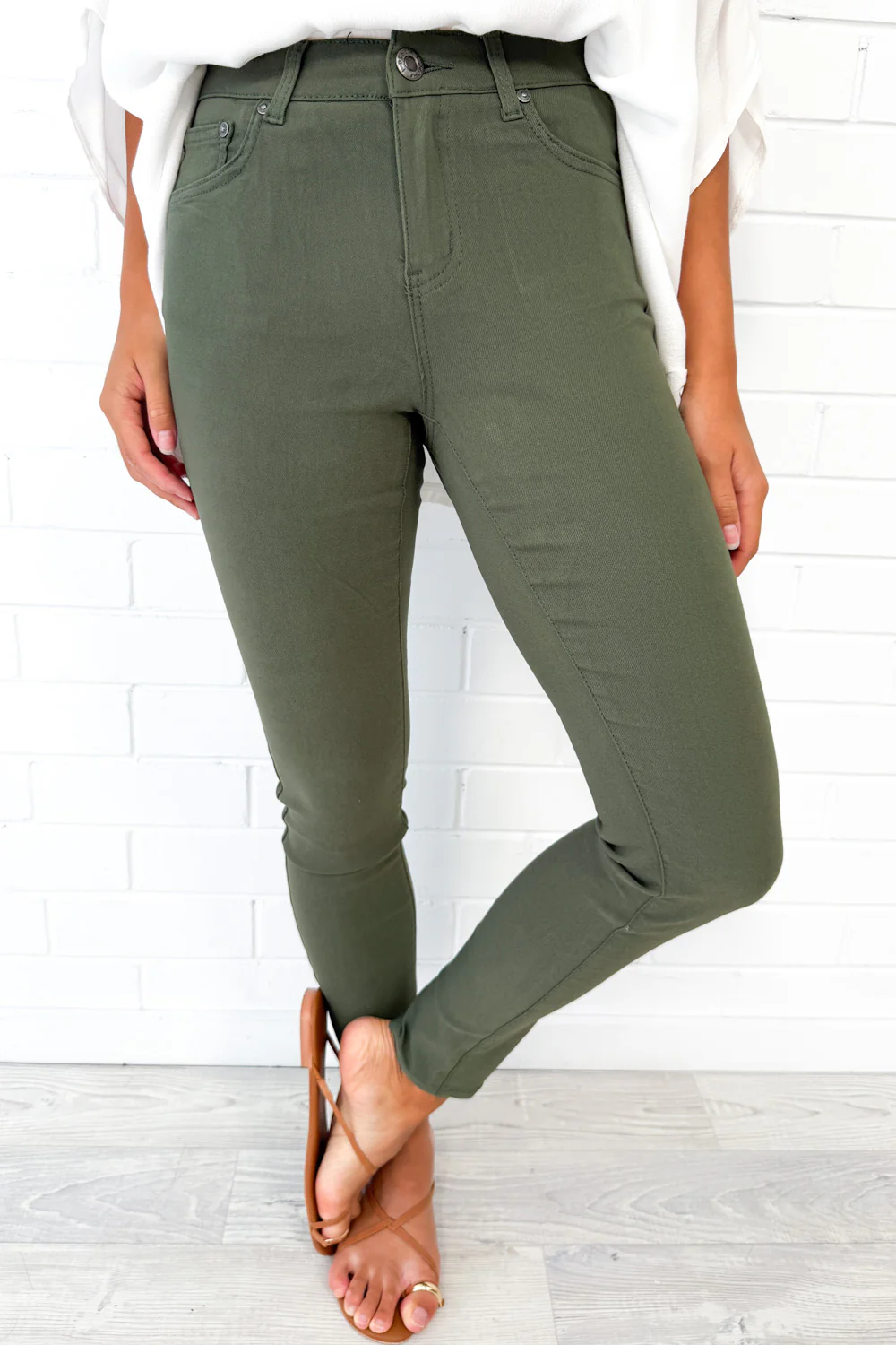 Alexa Pants - Khaki - Image 14