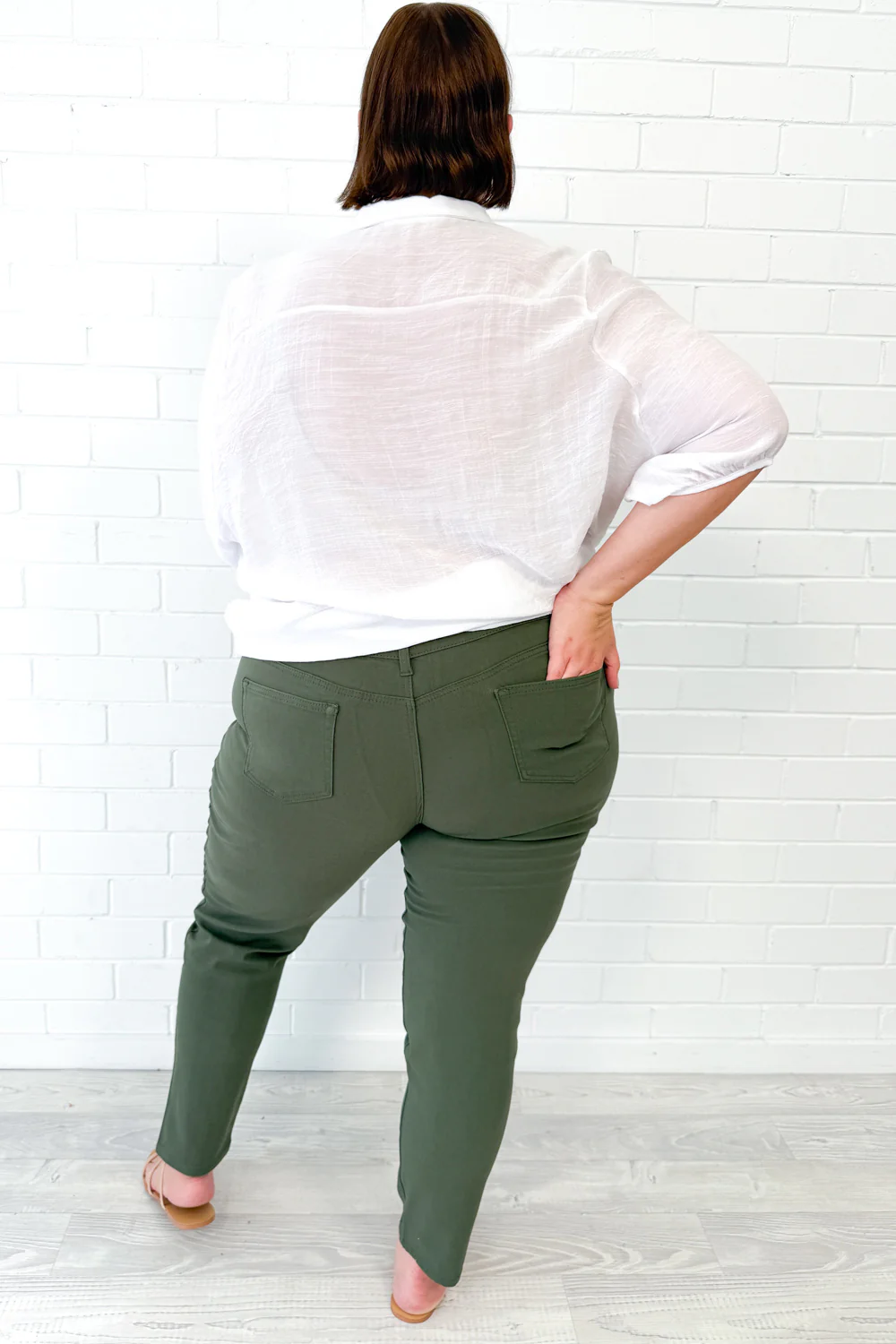 Alexa Pants - Khaki - Image 16