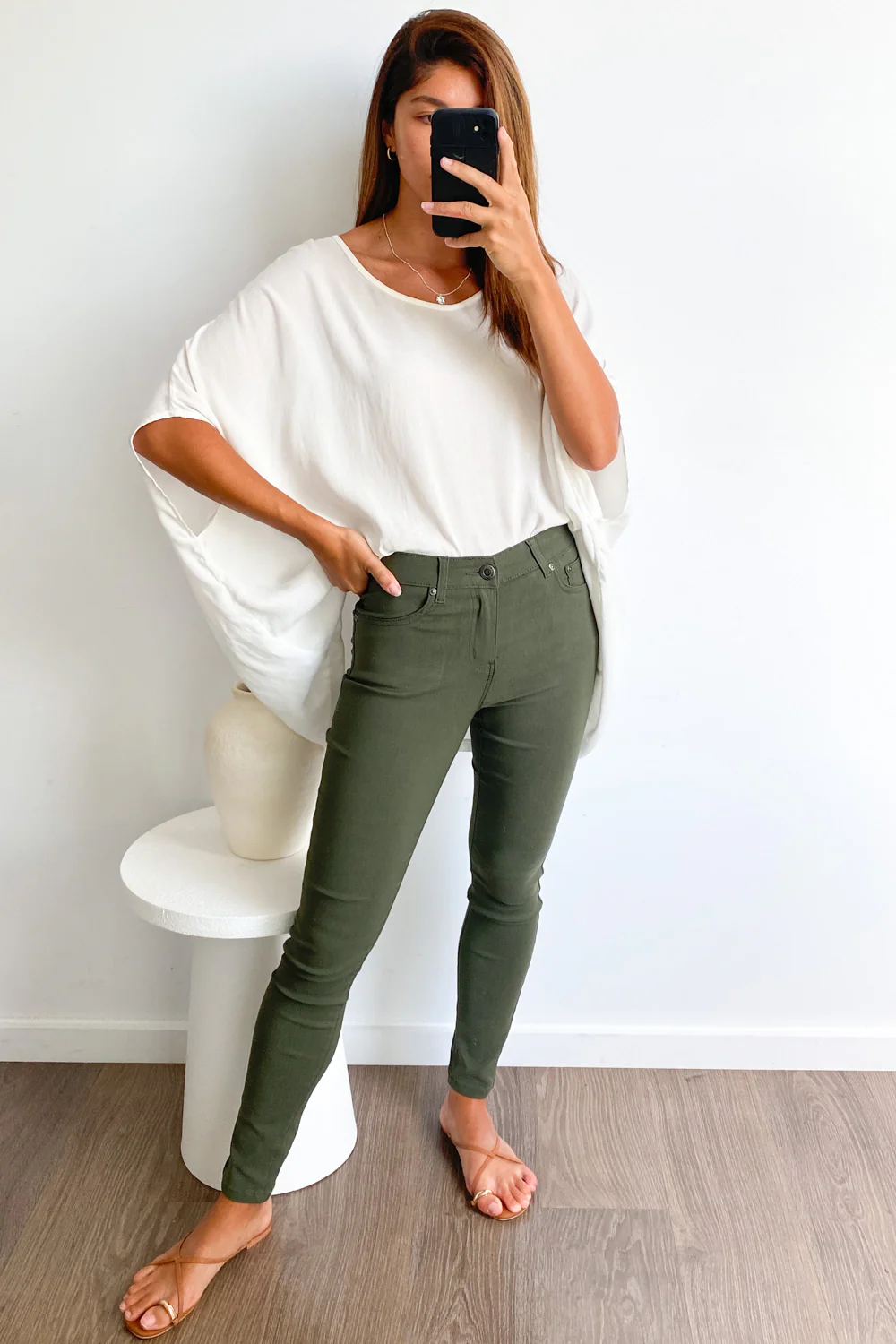 Alexa Pants - Khaki - Image 2