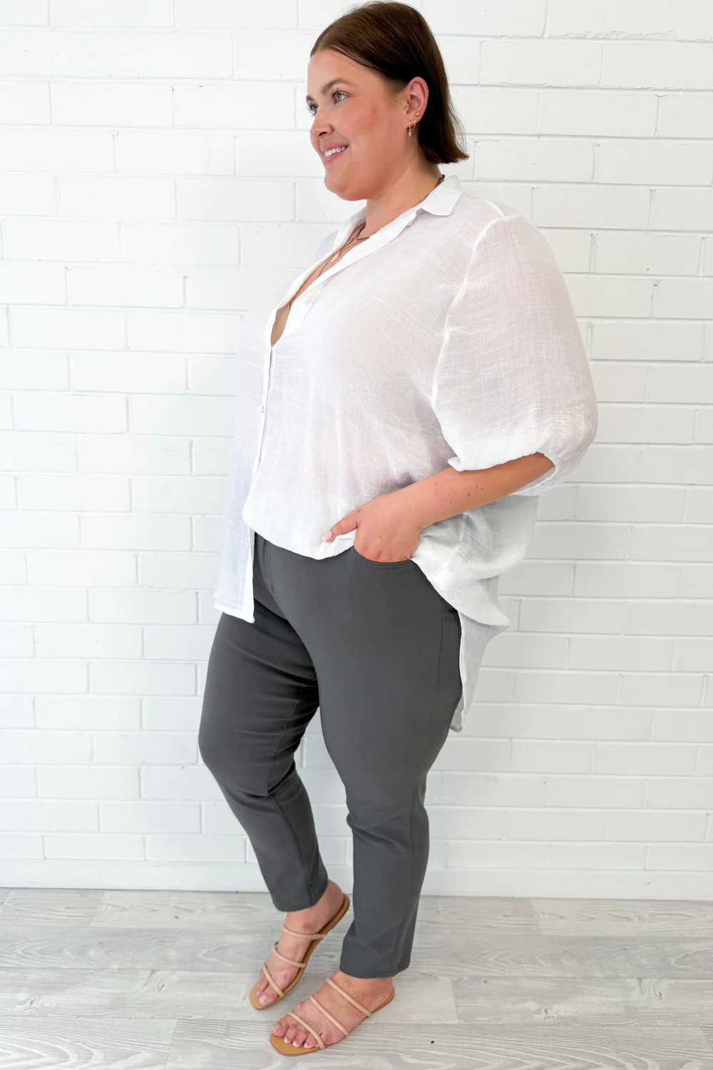 Alexa Pants - Khaki - Image 25