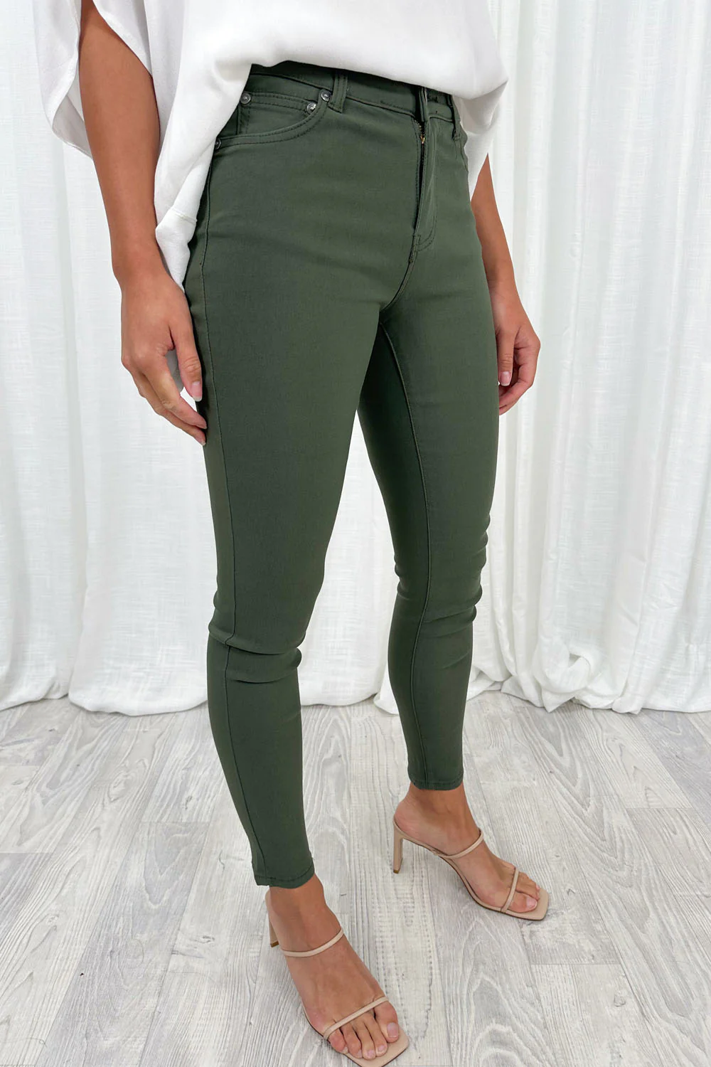 Alexa Pants - Khaki - Image 26