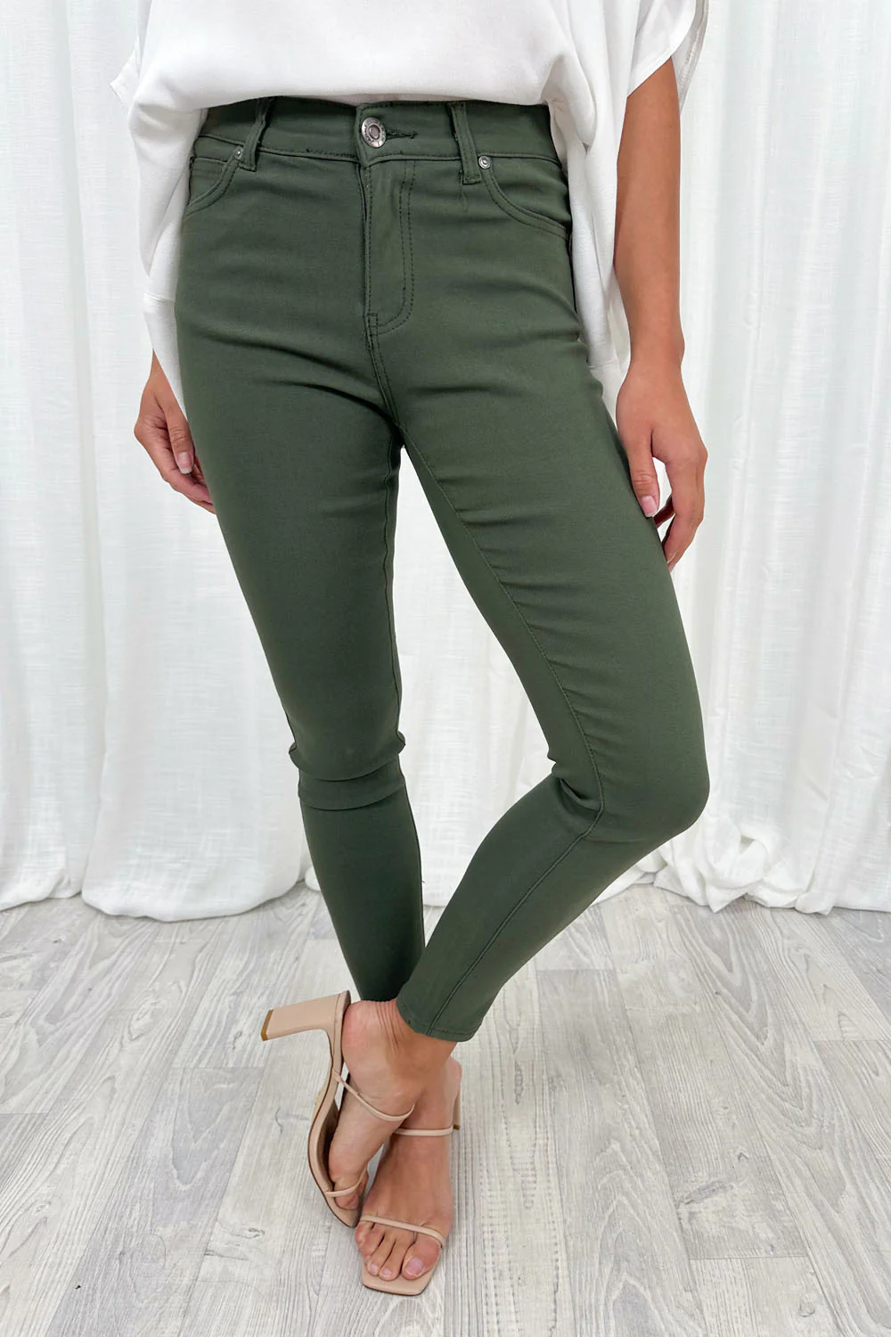 Alexa Pants - Khaki - Image 27