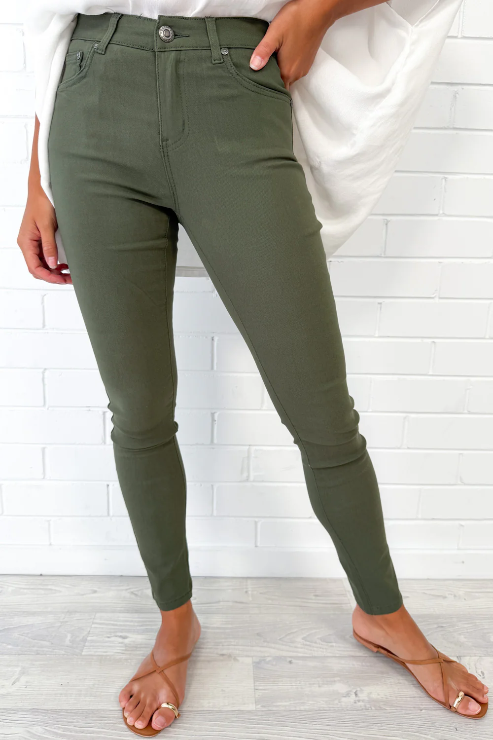 Alexa Pants - Khaki - Image 3