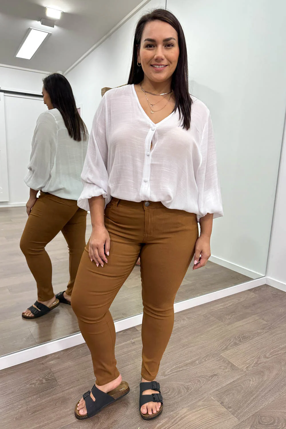 Alexa Pants - Toffee - Image 12