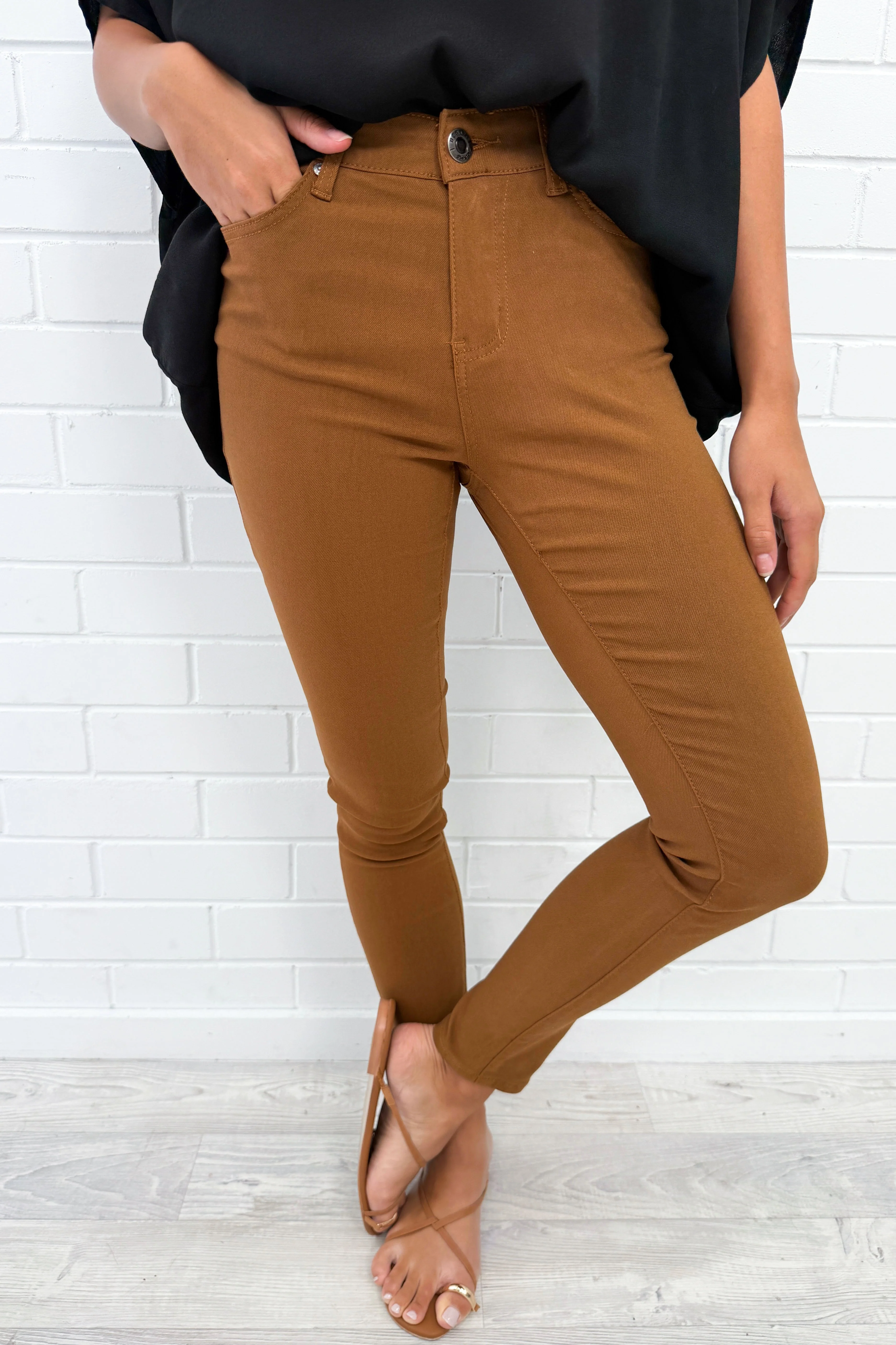 Alexa Pants - Toffee - Image 6