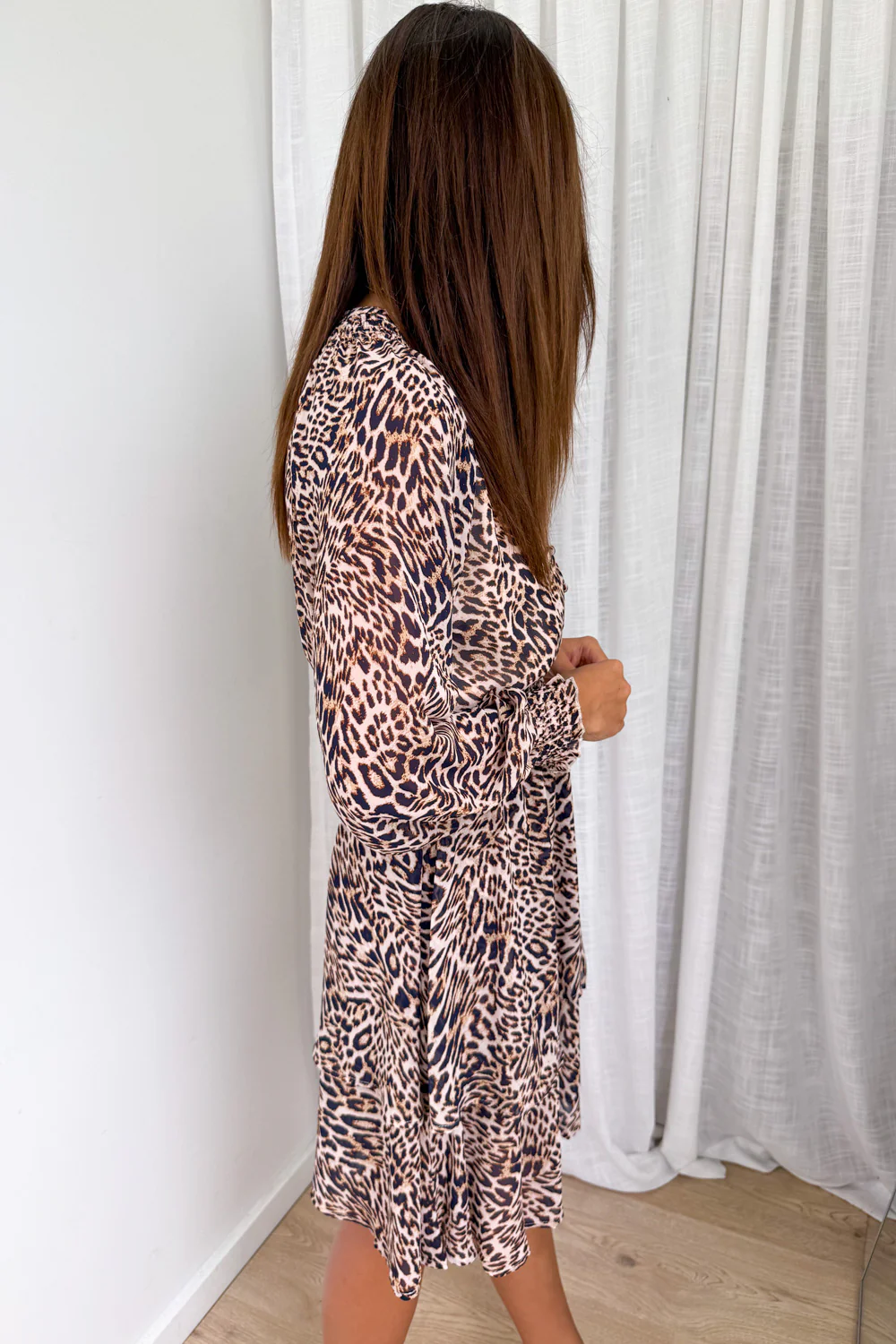 Alexis Dress - Leopard Print - Image 4