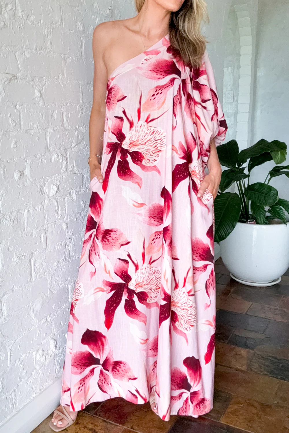 Aluna Maxi Dress - Blush Floral - Image 2