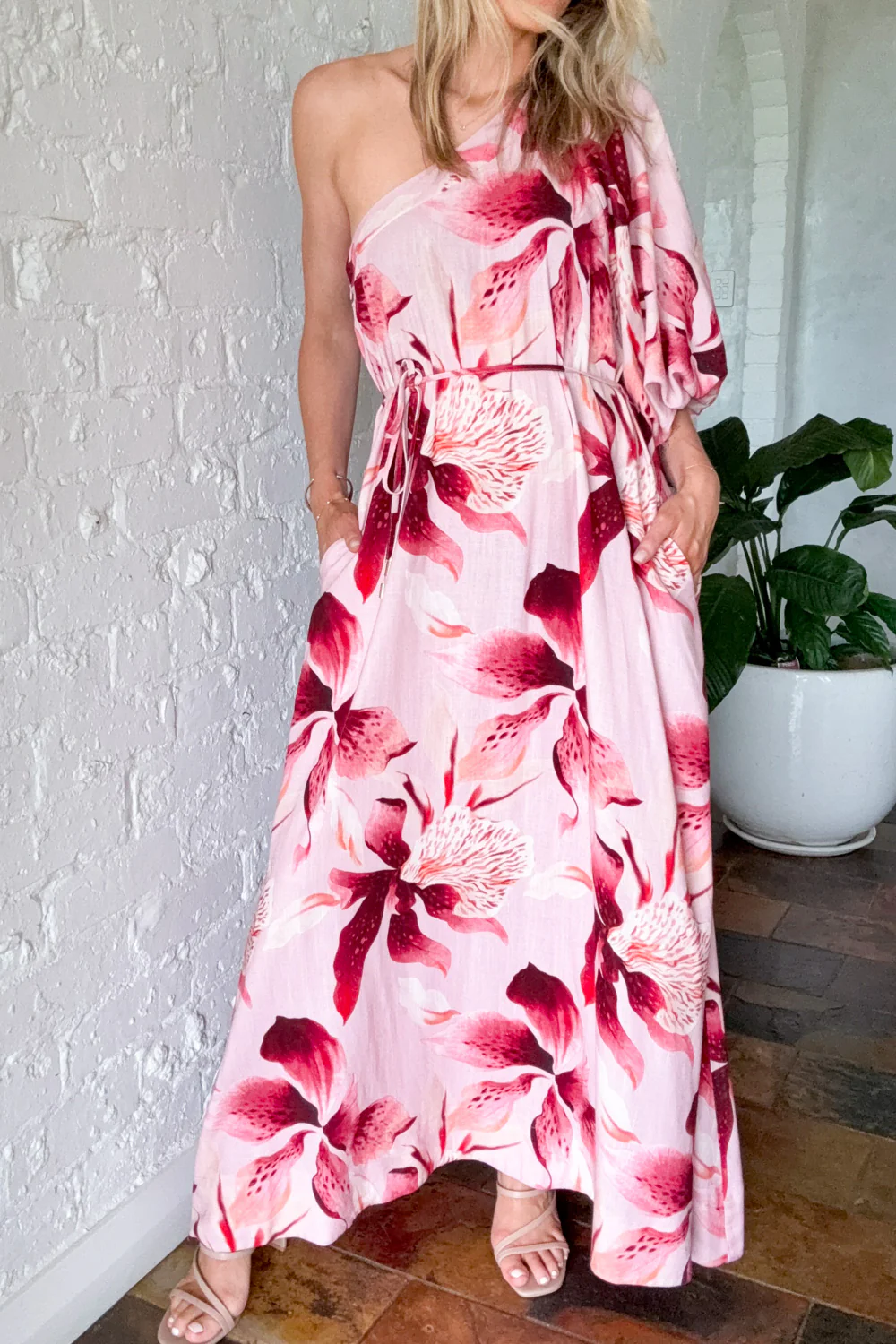 Aluna Maxi Dress - Blush Floral - Image 4