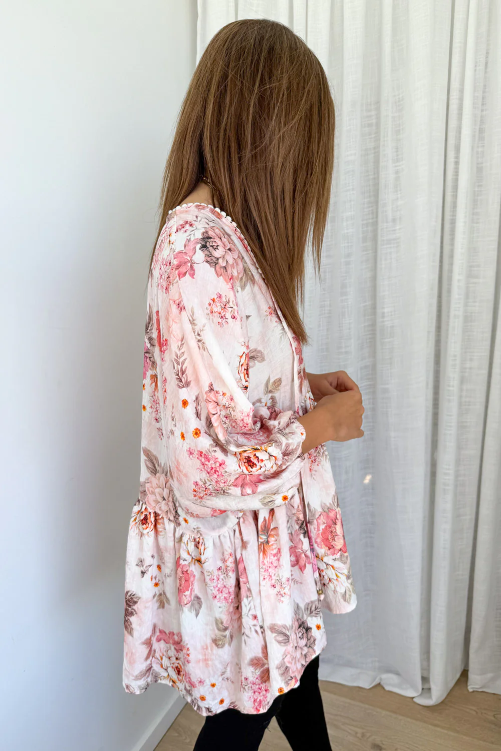 Amelia Blouse - Pink Vintage Floral - Image 7