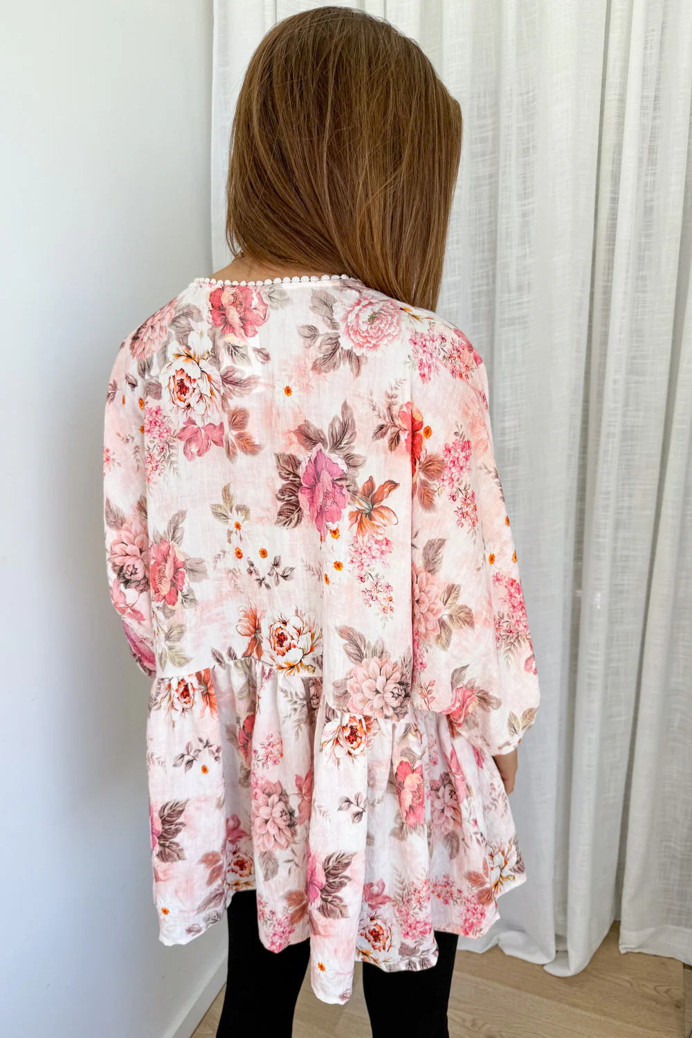 Amelia Blouse - Pink Vintage Floral - Image 8