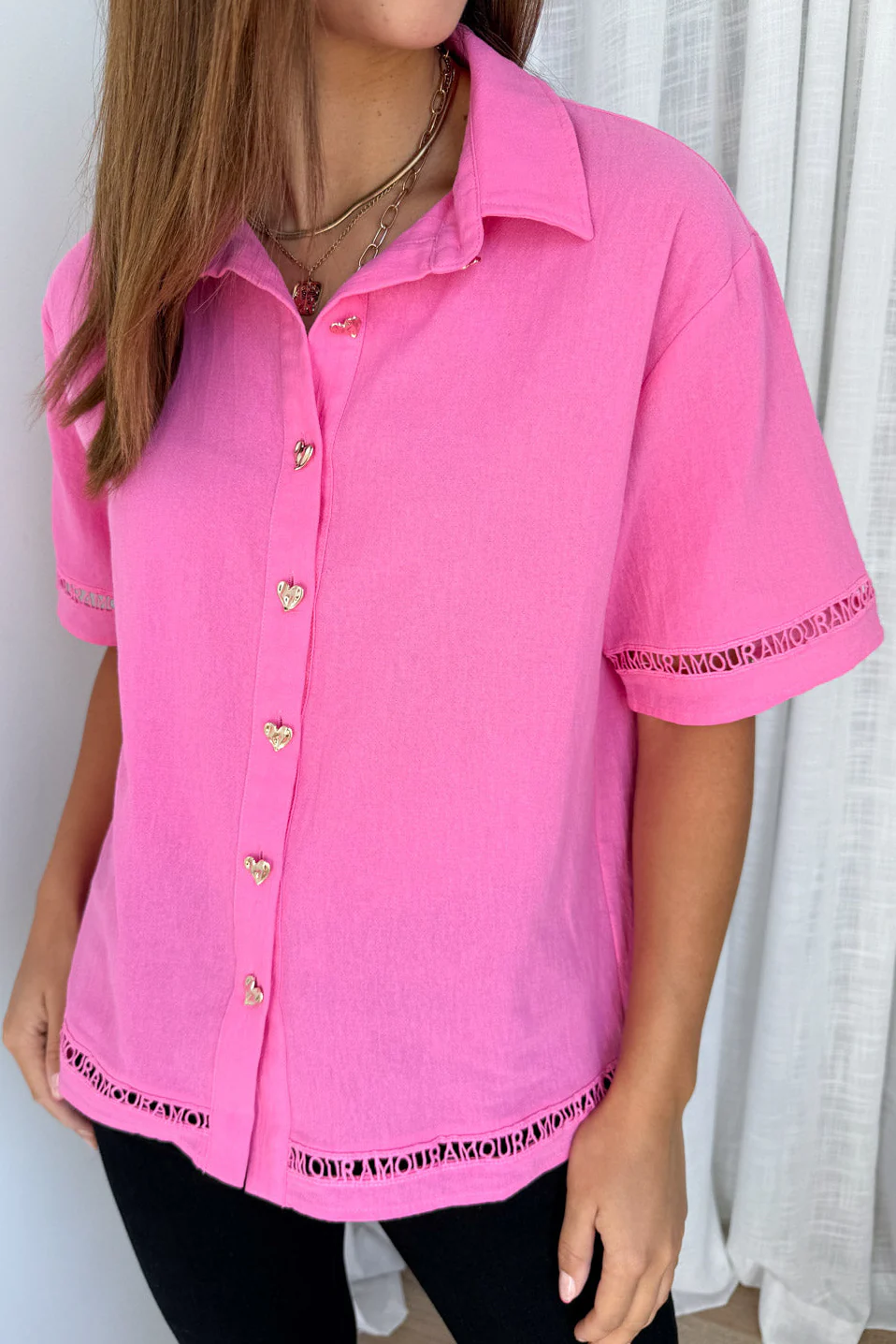 Amour Shirt - Pink - Image 6