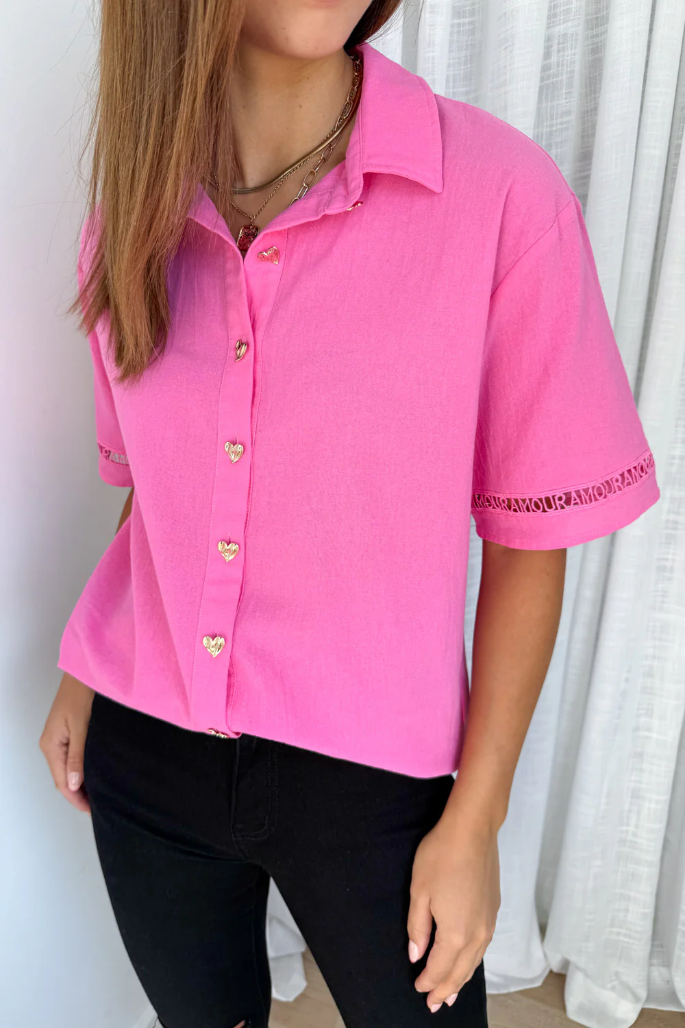 Amour Shirt - Pink - Image 7