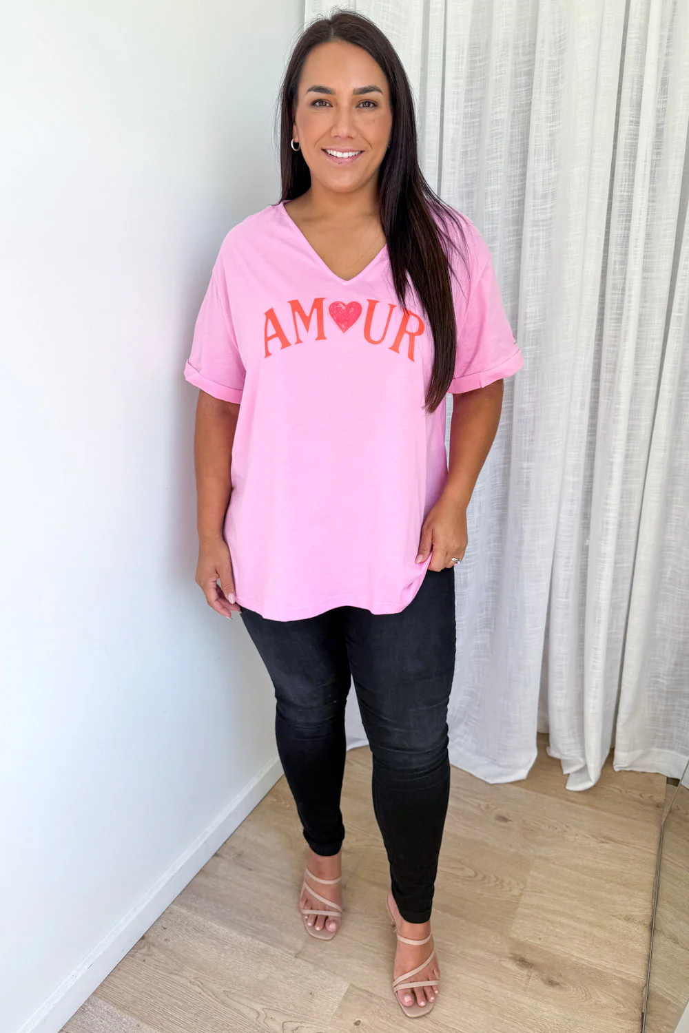 Amour Tee - Candy Pink - Image 10