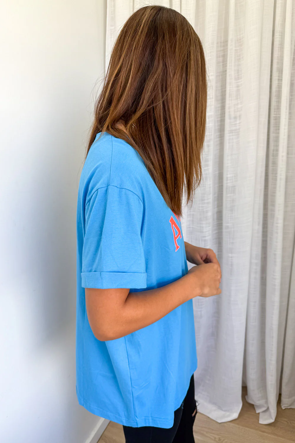 Amour Tee - Cornflower Blue - Image 7