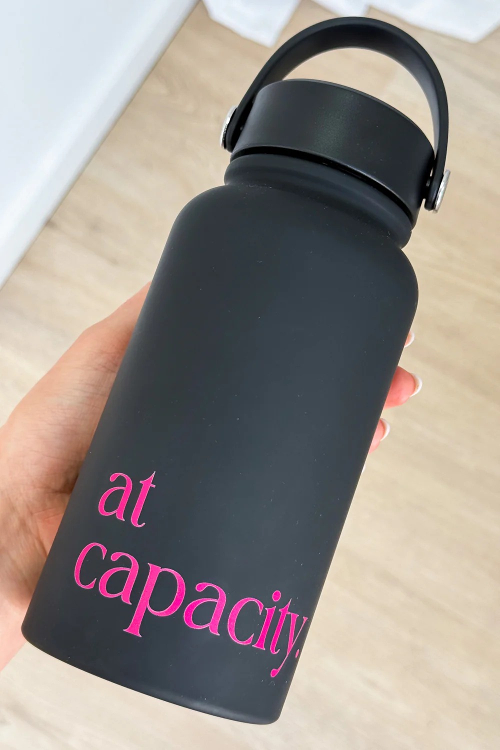 At Capacity Drink Bottle - Black - Image 5