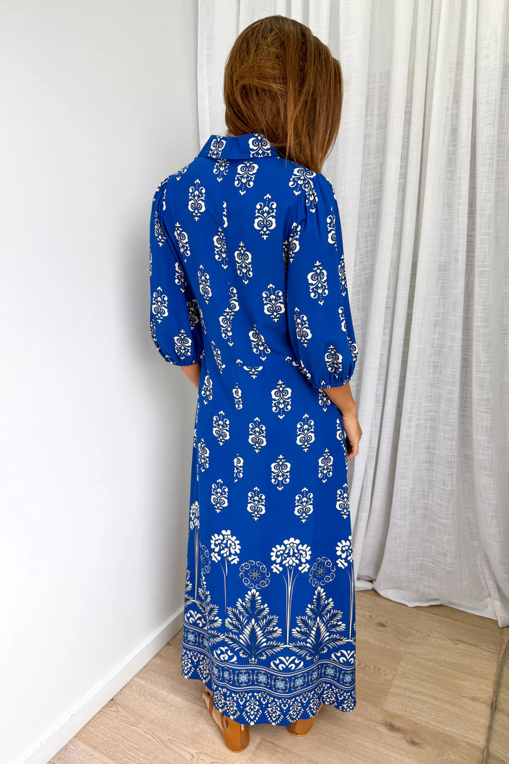Ava Dress - Blue Boho - Image 6