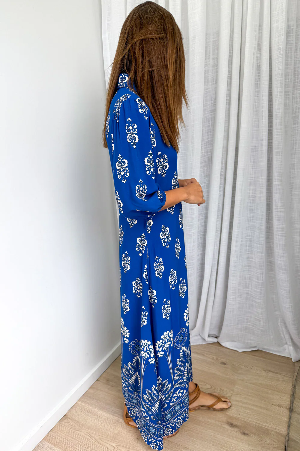 Ava Dress - Blue Boho - Image 5
