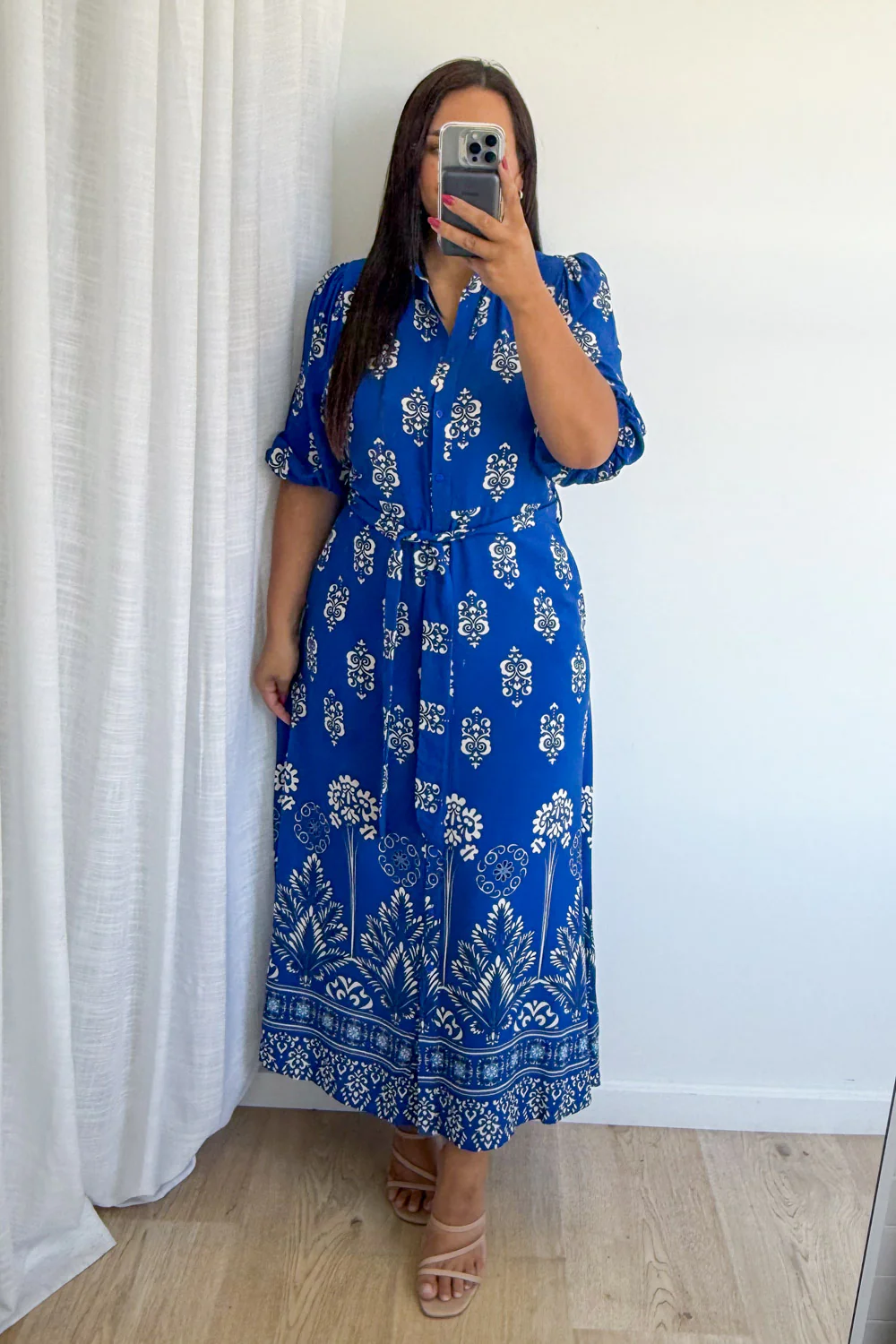 Ava Dress - Blue Boho - Image 7