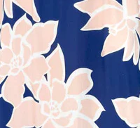 Avalee Dress - Navy Peach Floral - Image 11