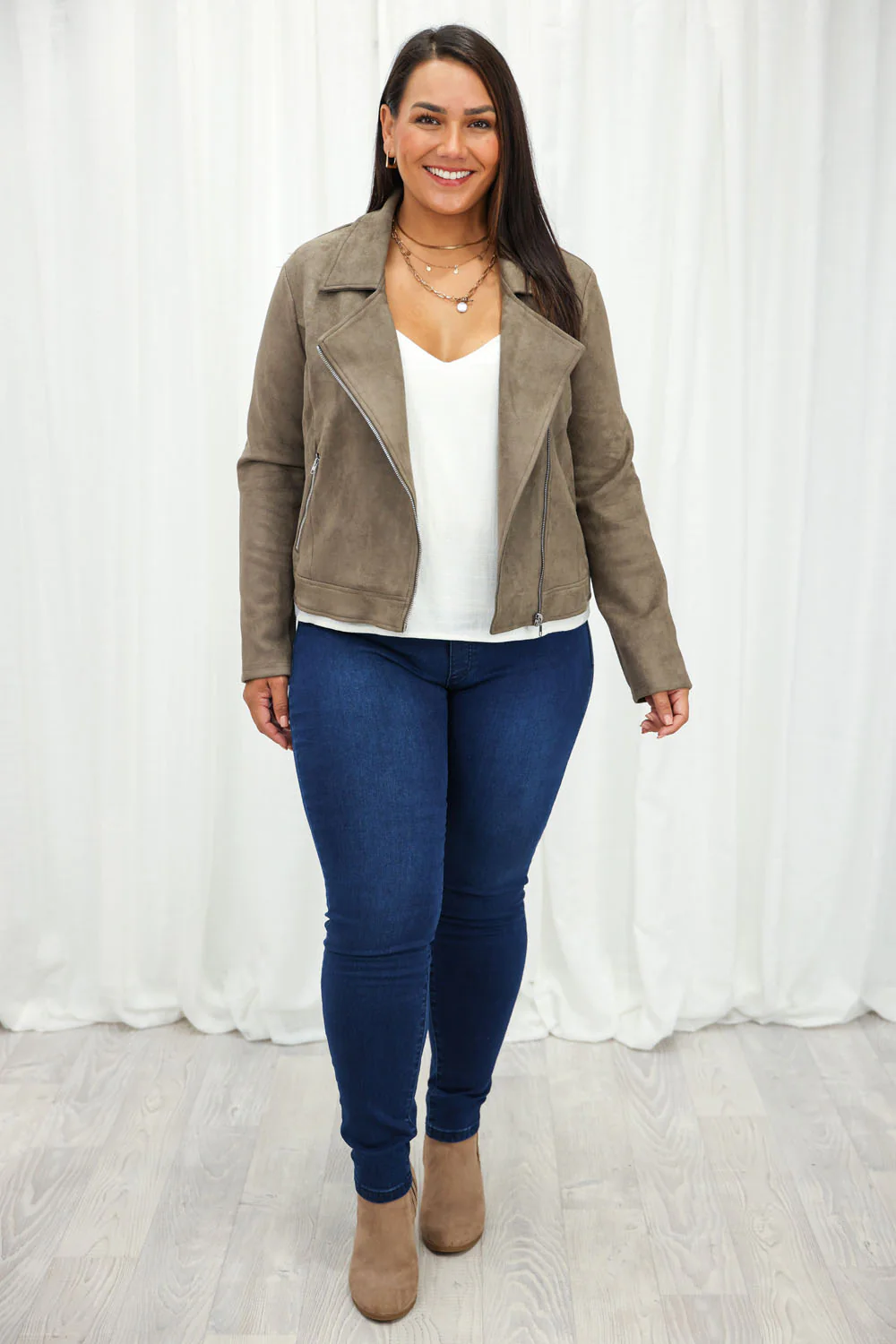Avery Jacket - Khaki - Image 10