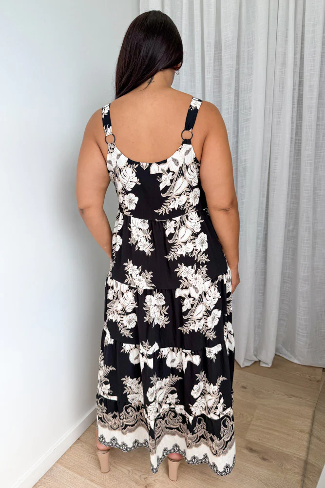 Avoca Dress - Black Floral - Image 11