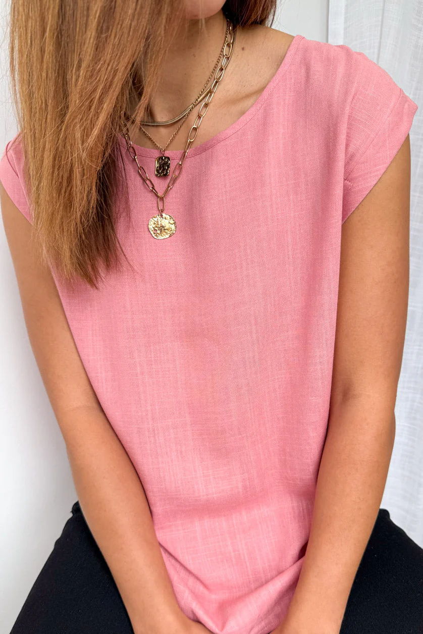 Bailey Top - Blush Pink - Image 3