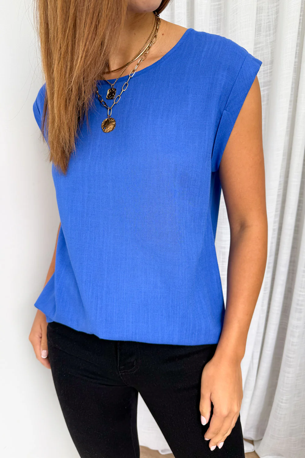 Bailey Top - Cobalt Blue - Image 5