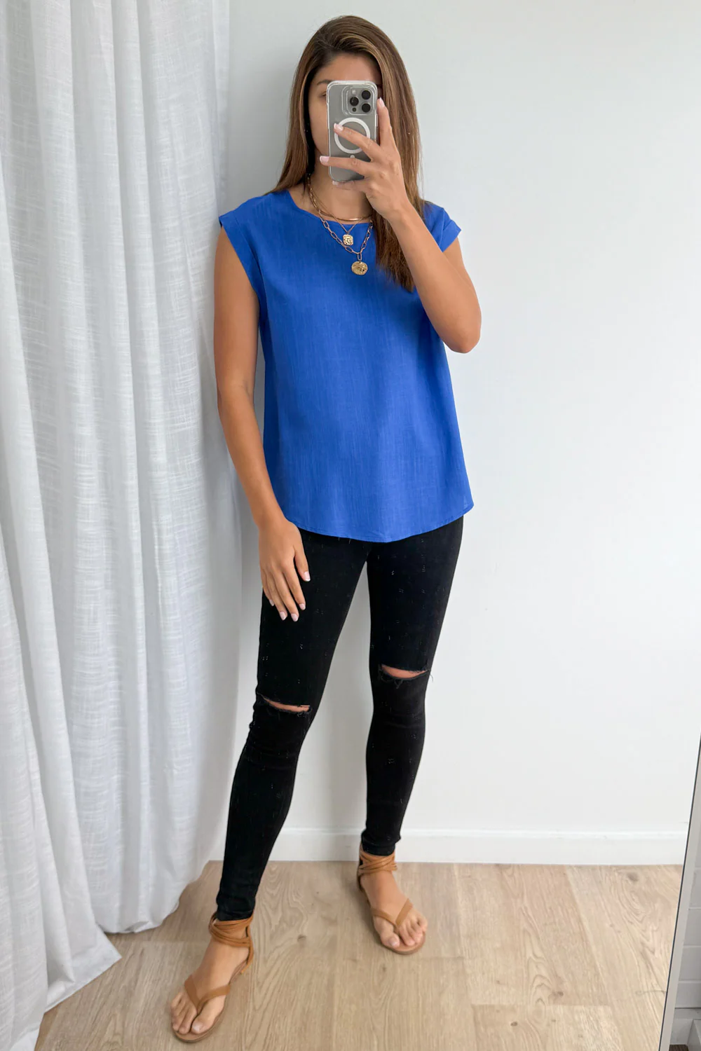 Bailey Top - Cobalt Blue - Image 9