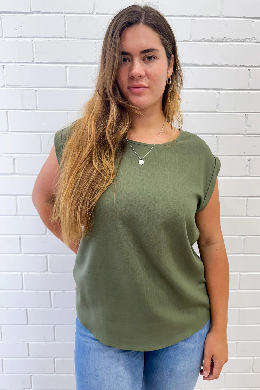 Bailey Top - Khaki - Image 8