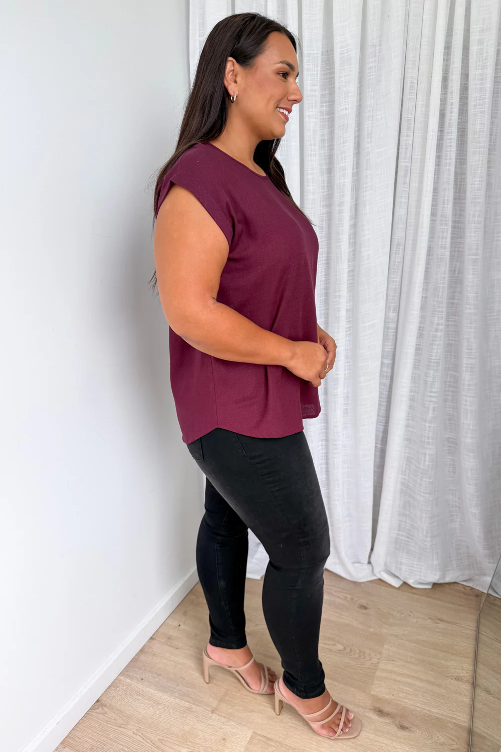 Bailey Top - Merlot - Image 10