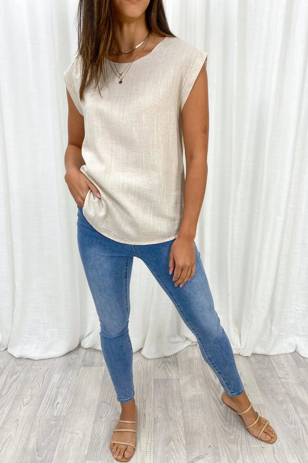 Bailey Top - Oatmeal - Image 3