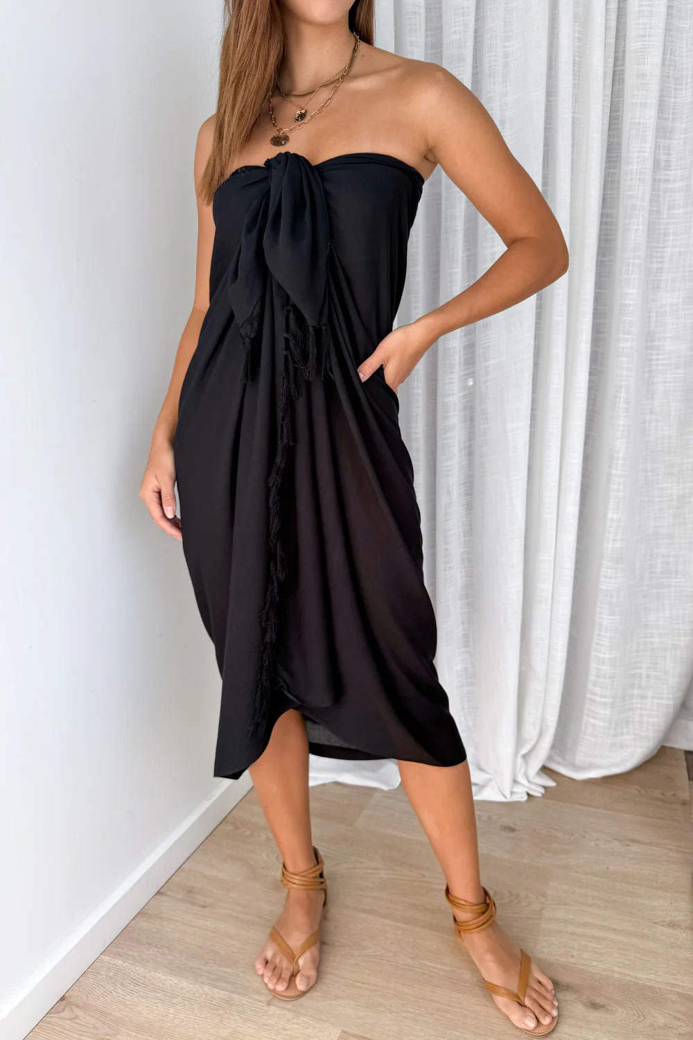 Beach Sarong - Black - Image 29