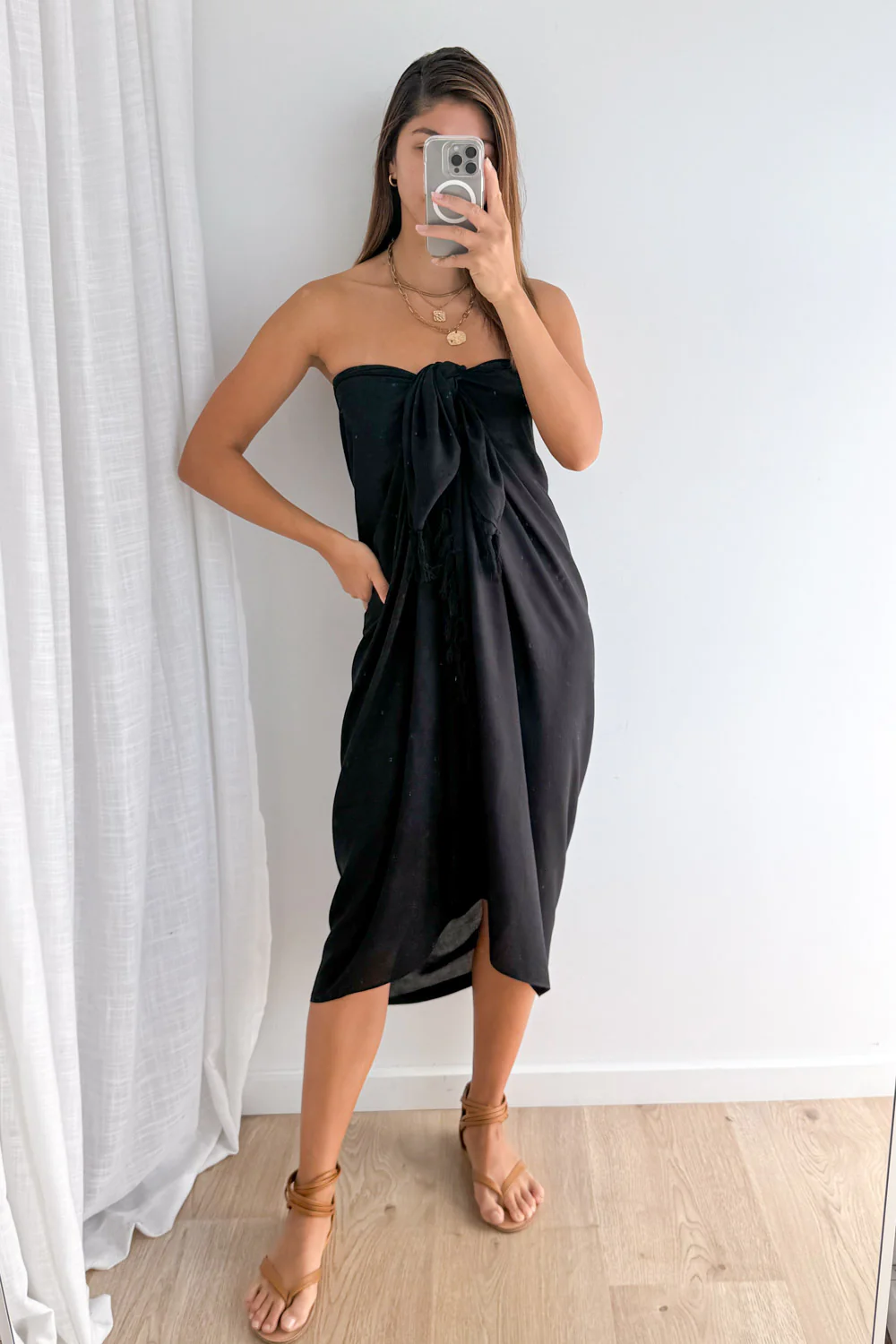 Beach Sarong - Black - Image 30