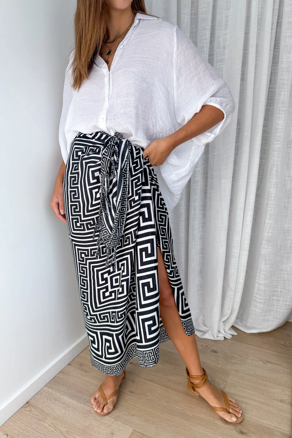 Beach Sarong - Black - Image 34