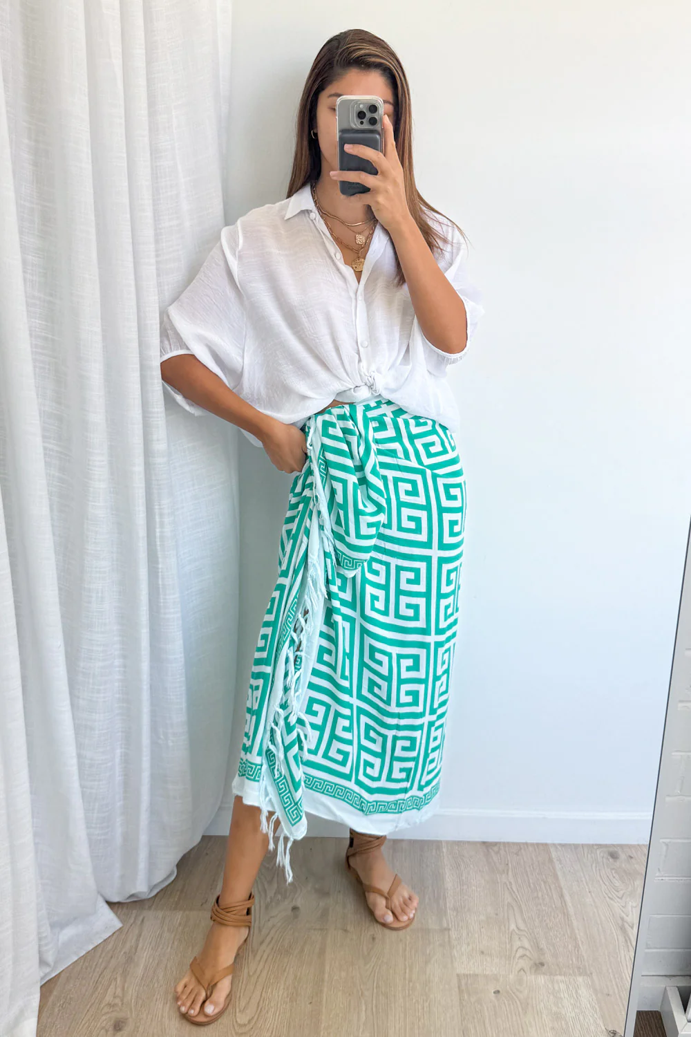 Beach Sarong - Black - Image 8
