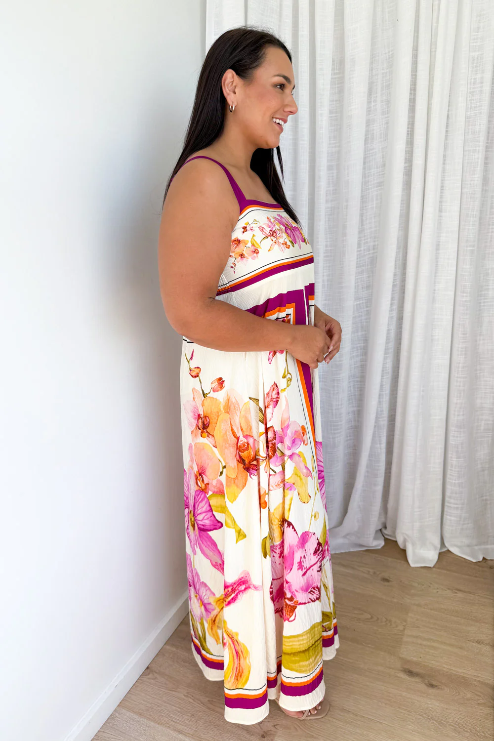 Belgravia Bloom Dress - Magenta Orchid - Image 10