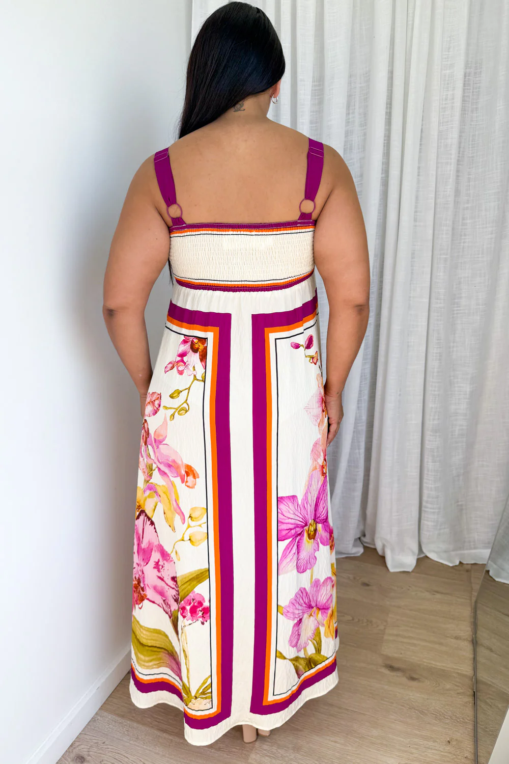 Belgravia Bloom Dress - Magenta Orchid - Image 11