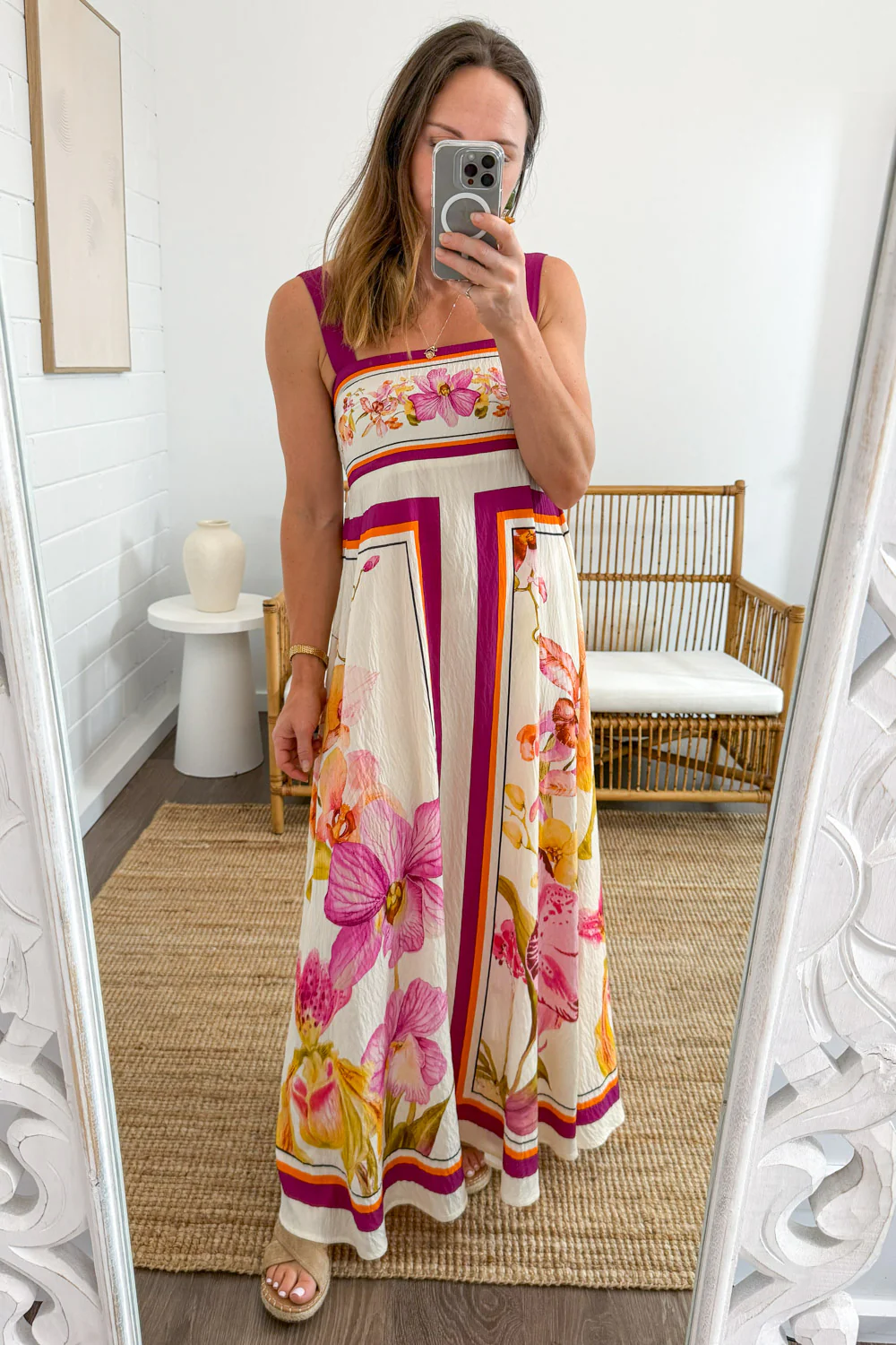 Belgravia Bloom Dress - Magenta Orchid - Image 12
