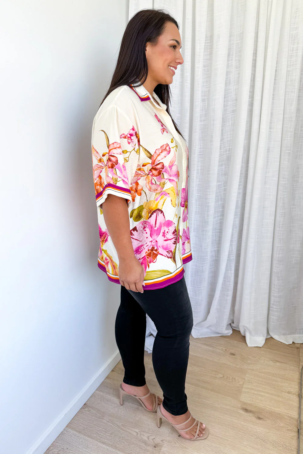 Belgravia Bloom Shirt - Magenta Orchid - Image 12