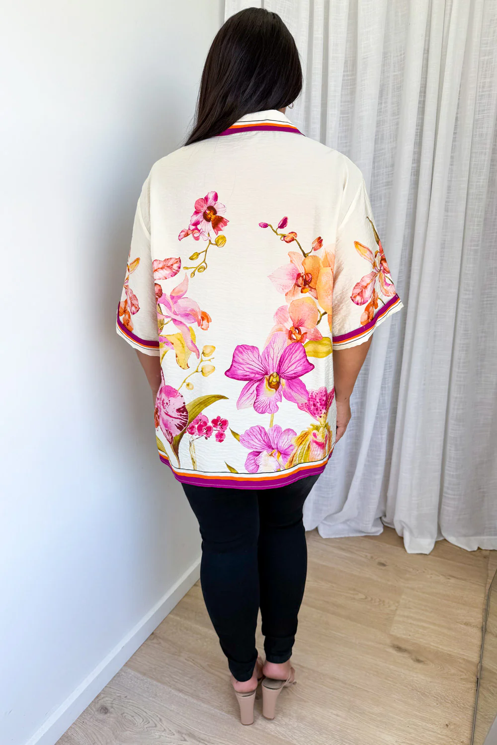 Belgravia Bloom Shirt - Magenta Orchid - Image 13