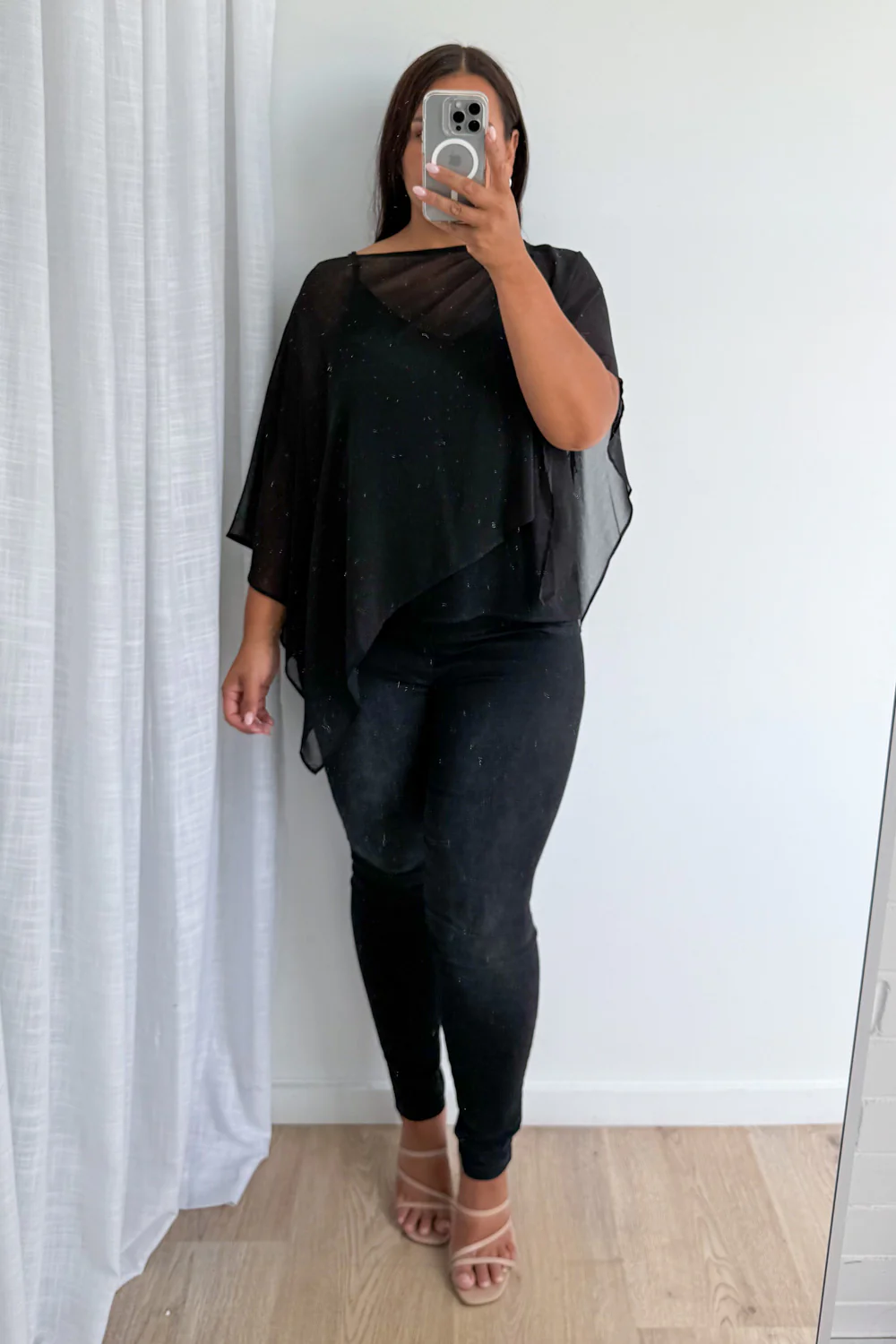 Bella Poncho - Black - Image 12