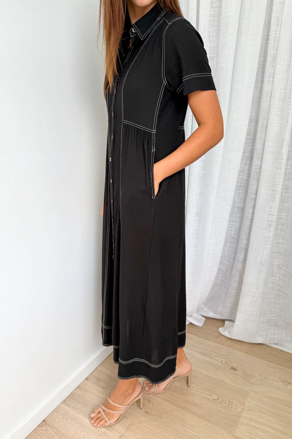Blair Dress - Black - Image 2