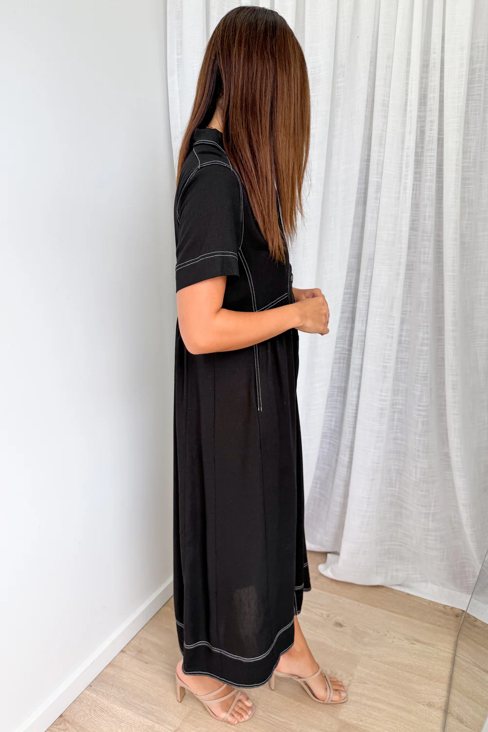 Blair Dress - Black - Image 3