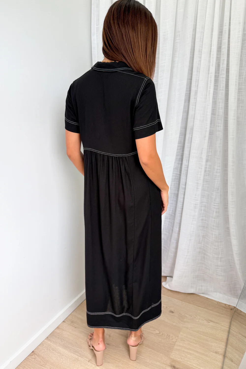 Blair Dress - Black - Image 4