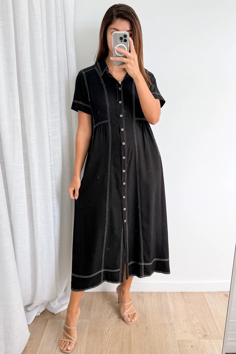 Blair Dress - Black - Image 5