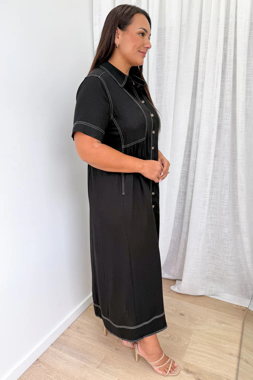 Blair Dress - Black - Image 7